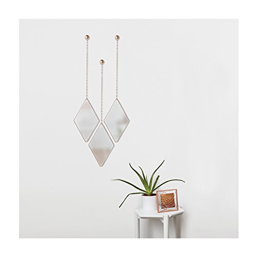 Umbra 358777-880 Dima Spiegel Kupfer, Glas, 28.257999999999999 x 17.145 x 3.81 cm - 2