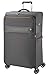 Produktbild Koffer-Stoff-XL-Reise-Trolley-Grau-81 cm-Groß-4 Rollen-3,5 kg-Leicht-TSA-Bowatex