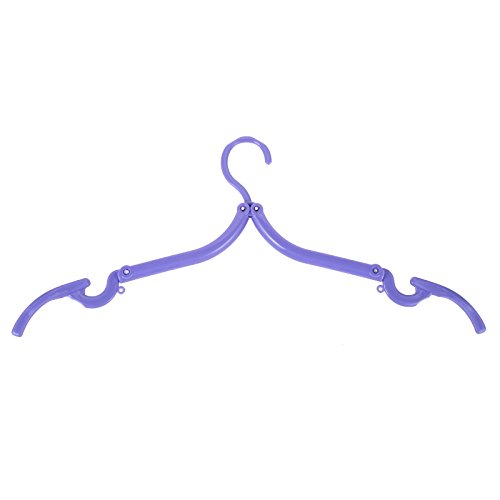 12 zusammenklappbare faltbare Kleiderbügel für Reise, Outdoor, Camping - 2