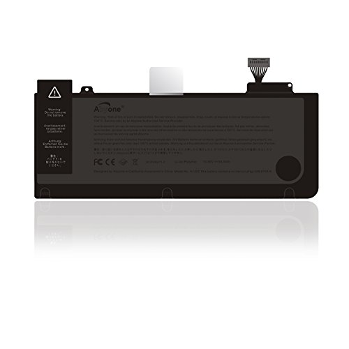 Abyone 6000mAh Laptop Akku für Apple MacBook Pro 13 inch A1278 (Early 2011 2012 Late 2011 Mid 2009 2010 Aluminum Unibody) Apple A1322 020-6764-A 020-6765-A Laptop Akku -10.95V/65.5Wh - 2