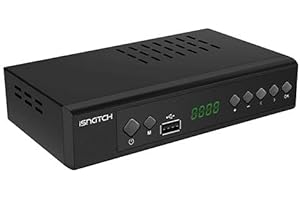 Isnatch - IS-300D - Decoder Digitale Terrestre DVB-T2 HEVC main 10bit H. 265 Full Hd 1080p HDMI