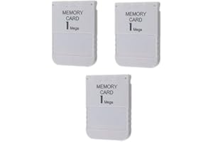 Darlington & Sohns 3 Pieces Of Memory Cards Suitable For Sony Playstation 1 Ps1 Psx
