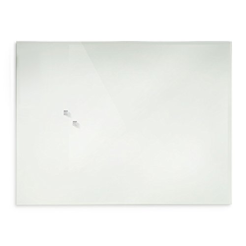casa pura® Glasmagnettafel im modernen Design | beschriftbar & magnethaftend | weiß | in 5 Größen | 60x80cm
