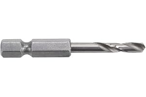 wolfcraft Metallborr HSS, slipat, sexkantsskaft I 7256000 I För borrning i hårda material