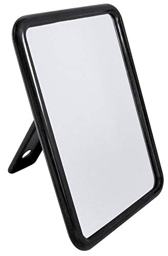 détail Gelco 706644 Miroir Rectangulaire Polystyrène Noir 18.5x13.5x2 cm