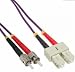 Produktbild InLine 82505P LWL Duplex Kabel, "SC/ST", OM4, 5m Lila