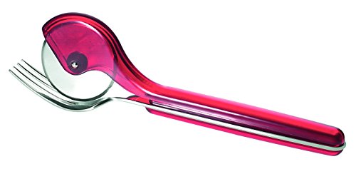 Guzzini 28110065 Gabel-und Pizzaschneider Set Art und Pizza