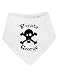 Personalised Pirate Name Skull And Crossbones Customise With Name Bandana Baby Bib