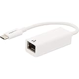 AmazonBasics USB 3.1 Type-C to Ethernet Adapter - White
