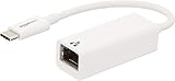 AmazonBasics - Adapter, USB 3.1 Typ C zu Ethernet - Weiß