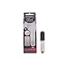 Perfume Pod Clear Refillable Perfume Atomiser with Spray & Genie-S Refill (Black)