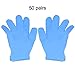 Produktbild 50 Pairs Blue Nitrile Disposable Gloves Wear Resistance Chemical Laboratory Electronics Food Medical Testing Work Gloves
