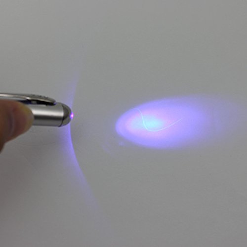 1 pcs Spy Stift Unsichtbare Tinte Stift mit UV-Licht Geheiminformation Marker stift - 2