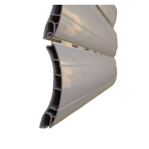 5 x 2 Meter PVC Rollladenlamelle Profil Rolladenlamelle Maxi 52mm Farbe: Beige - 5