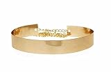 ajustable CINTURÓN COLOR DORADO ANCHO 3,5 CM