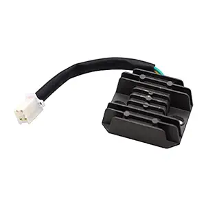 Homgeel 12V Voltage Regulator Rectifier 4 Wires for GY6 125cc 150cc ATV Dirt Bike Go Kart Moped and Scooter