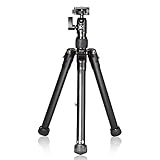 Invertieren Mittelachse für Makro-Fotografie: durch Abnehmen der Mittelachse des leichtes Stativ, und installieren es auf den Kopf gestellt, können Sie die tiefsten Winkel schießen zu realisieren