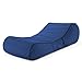 Blue Water Resistant Bean Bag Outdoor/Indoor Lounger