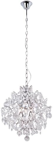 MC150-3 45cm 3 Light Chrome Crystal Chandelier Fitting