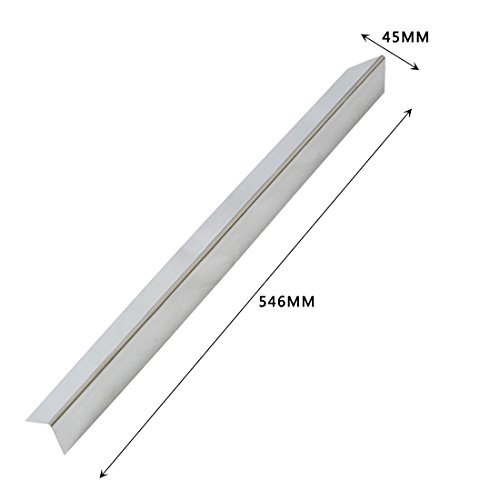 onlyfire Edelstahl Gas Grill Ersatz Flavorizer Bars/Wärme Teller/Hitzeschild für Weber Genesis und Spirit Grills Modelle Set von 5, 21 1/5, 1 cm x1 3/10, 2 cm (546 x 45 mm)