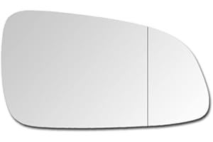 PS-T Spiegelglas zum Kleben Ersatzspiegelglas Außenspiegel Rechts Beifahrerseite Asphärisch für OPEL ASTRA H 2004-2008