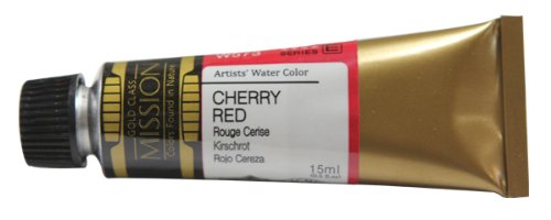 Mijello Mission Gold Class Water Color, 15ml, Cherry Red by Mijello Mission Gold Class