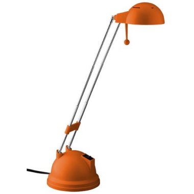 Preisvergleich Produktbild Brilliant Salsa Schreibtischleuchte höhenverstellbar schwenkbar orange Büro 300 Lumen, 1x G4 20W Niedervolt-Halogenpin inklusive