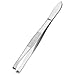 Accessotech Professional Hair Eyebrow Tweezers Removal Grooming Slanted Tip Remover Metal