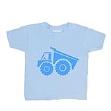 Inda-Bayi Baby-Toddler-Kids Heavy Cotton T Shirt - dumper truck