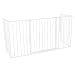 Safetots Multi Panel Fire Surround fireguard White All widths Fire Guard (46D x 138W cm)