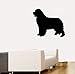 Price comparison product image Cartoon Newfoundland Dog Wall Sticker Kids Room Bathroom Bedroom Living Room bar Window Sitting Room 60CM*53.6CM