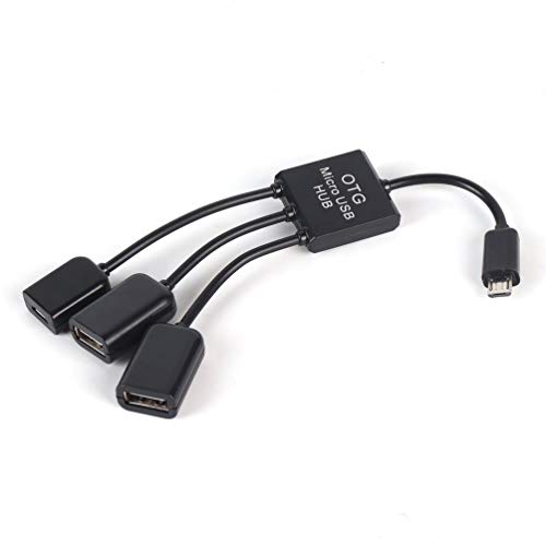 Preisvergleich Produktbild Wiederaufladbare Micro USB Hub OTG Stecker Spliter Power Ladekabel Für Smartphone Computer Tablet PC Daten Draht