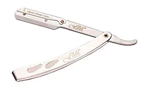Fllik Professional Salon Barber Folding Shaving Razor for Men Stainless Steel (Salon Barber Razor Steel)