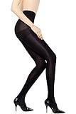 8-15mmHg Women's Tights Compression Pantyhose Support Stocking Control Top Tights Black S