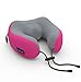 Produktbild Massagekissen Weich Und Komfort Elektrisch Multifunktion Vibrierend Reise Hals U-Form Kissen Massage Stützkissen Schmerzlinderung Auto Haus Und Büro USB-Ladevorgang,Red