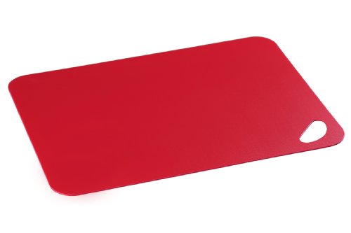 Kesper 30548 Schneidunterlage aus Peva-Kunststoff, Maße - 38 x 29 x 0.2 cm, rot