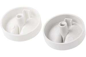 GCROET 2 Piezas de Mando de Control de Control de Control de Control de Perilla del Horno de microondas de microondas de 2 Piezas, Perilla del potenciómetro de Olla de calo, codificador
