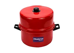 Blueberry's Double Layer Body, Red Powder Coated, Aluminium Thermal Rice Cooker (Choodarapetty)with Stainless Steel Pot (1 kg)