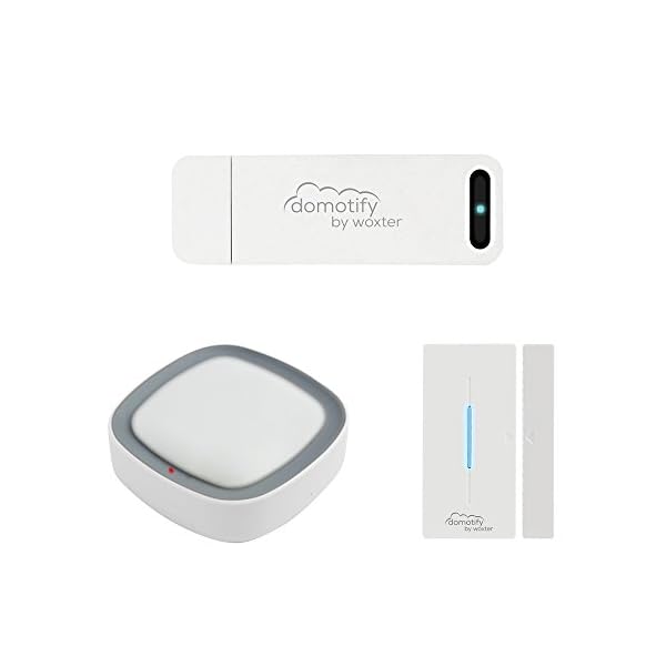 Woxter Domotify  Security Kit - Kit de seguridad domótica de Domotify, incluye Gateway, Sensor de Movimiento y Sensor de Puertas/Ventanas, Domótica inalámbrica - Imagen 3