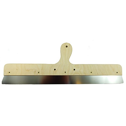 ROTIX 9232 Flächenspachtel 60 cm Rakel Fassadenspachtel Wandspachtel | Edelstahl rostfrei | Holzgriff