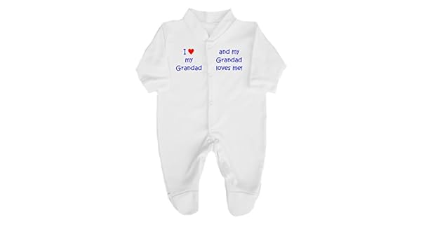 i love my grandad sleepsuit