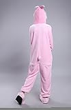 Honeystore Neu bezaubernd Rosa Hase Pyjamas Trickfilm Cosplay Kostüm Erwachsene Siamesische Kleidung S - 