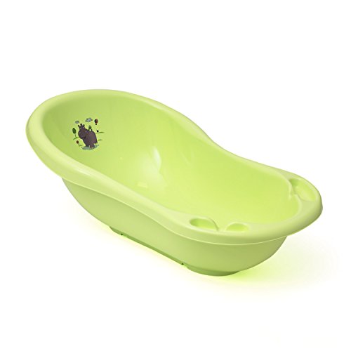 Baby Badewanne XXL Hippo limone grün 100 cm ohne Stöpsel!