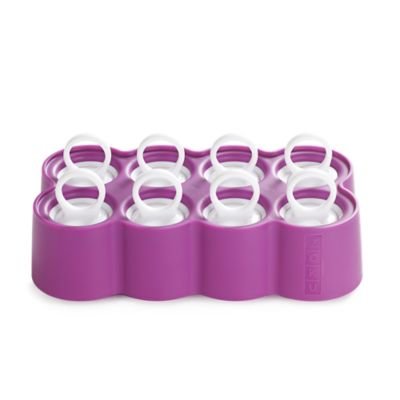 Zoku Form für Ring-Stieleis, 8 Eis in Diamantringform, wiederverwendbare Stiele - 4