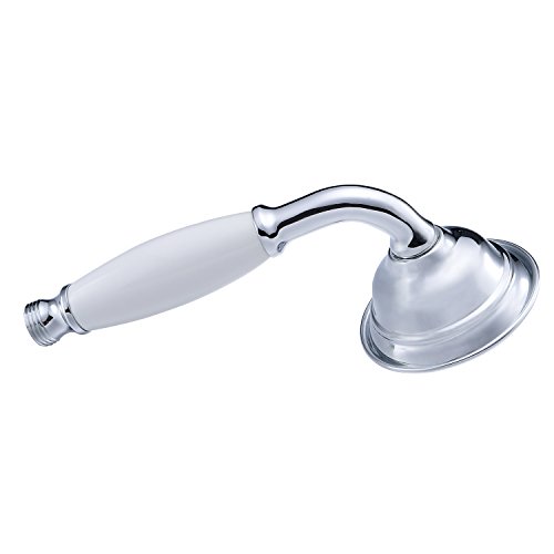 Duschkopf,klassiker Handbrause wasserspar anti-kalk-Düsen rainshower Brausekopf aus messing verchromt S R SUNRISE - 2