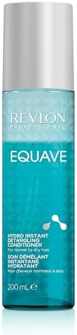 Revlon Professional Equave Hydro Bi-Phase Detangling Conditioner, Balsamo senza Risciacquo, per Capelli Normali/Secchi, Districante, con Protezione dal Calore, Capelli Lisci e Definiti - 200 ml