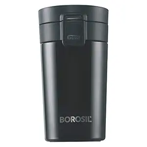 Borosil - vacuum insulated Hydra Coffeemate stainless Steel travel mug - spill proof - hot and cold