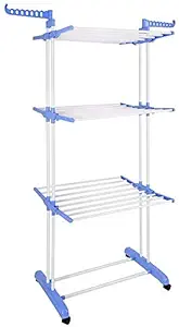 KriShyam Indoor/Outdoor Flower Pot Stand, Plant Stand, Kitchen Stand for Home Decor, Office, Garden, Balcony Decor(Blue)