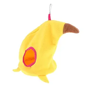 Meri Shopp Banana Design Small Pet Hammock Cotton Nest