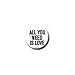 Produktbild John Lennon All You Need Is Love Button weiß